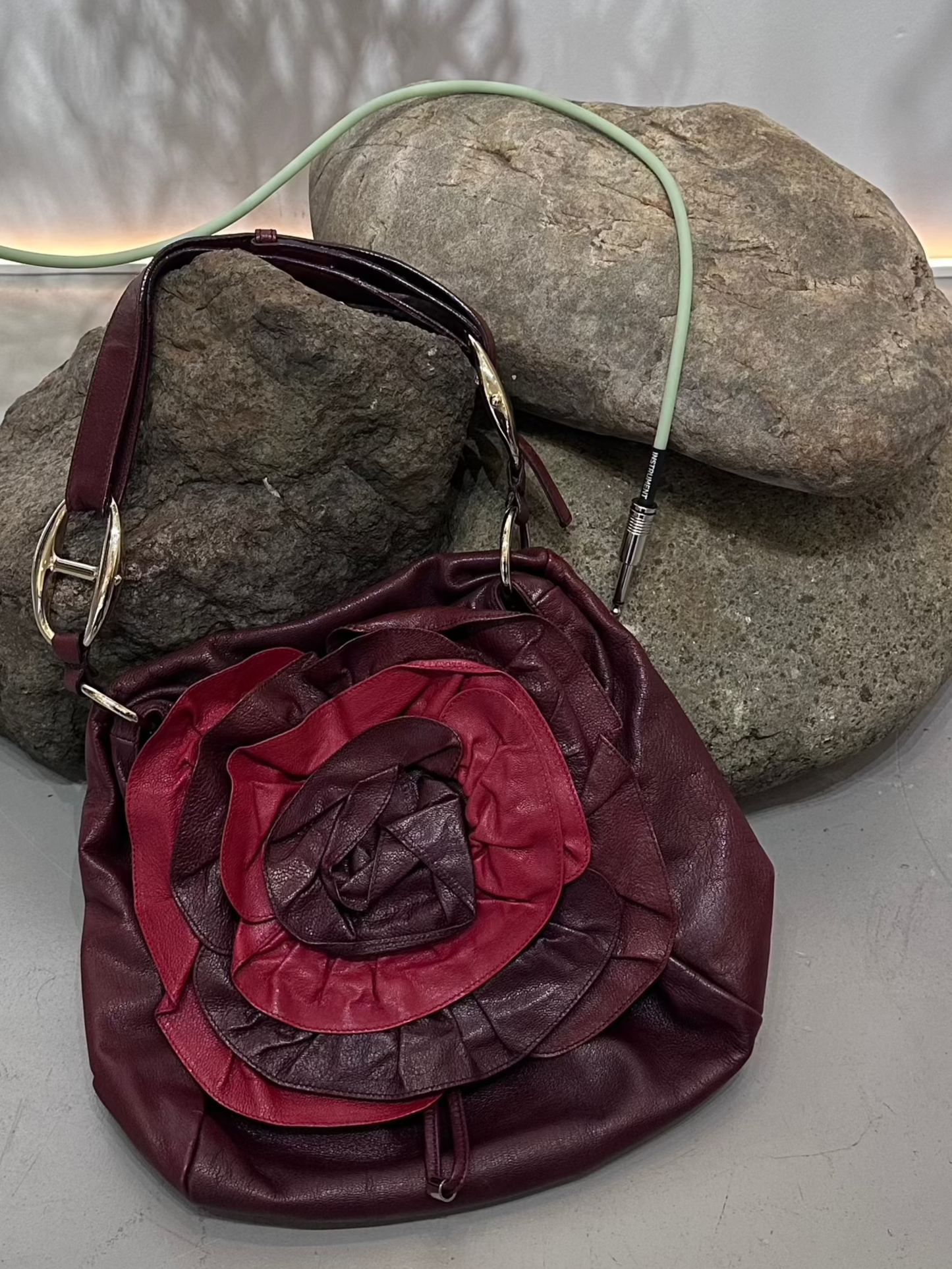 YSL Floral Shoulder Bag 2003SS by Tom Ford