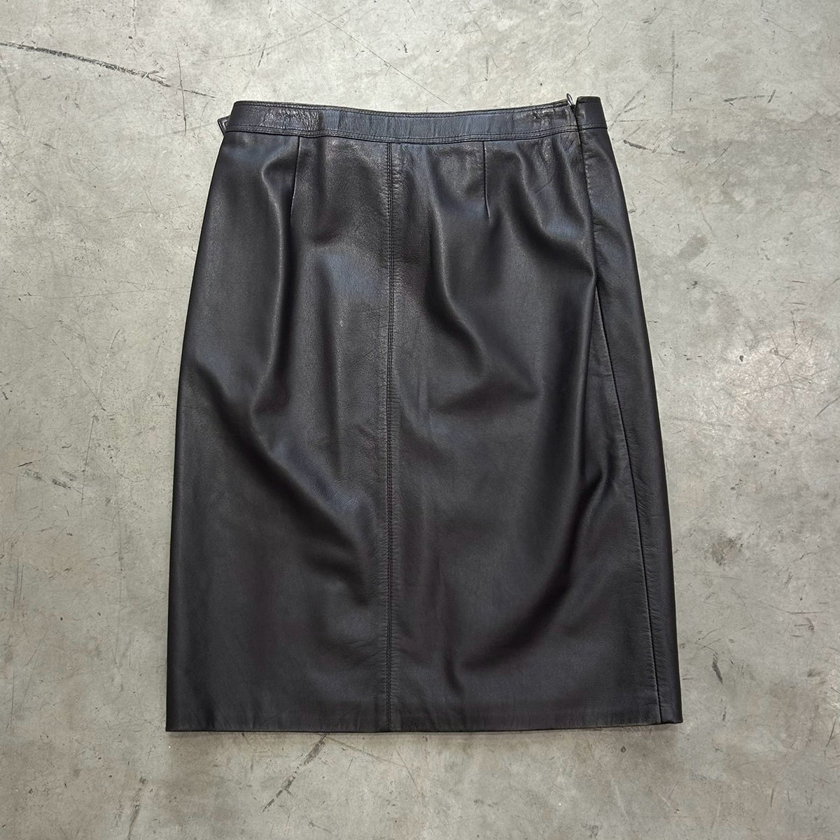 Ruffo Research 00s Belted Leather Skirt