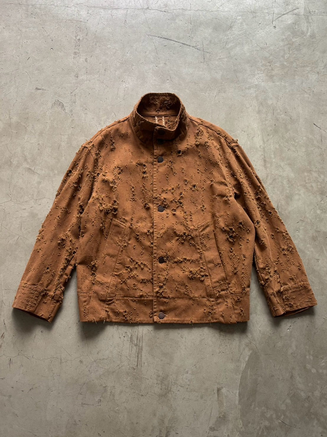 Emporio Armani Destroyed Denim Jacket