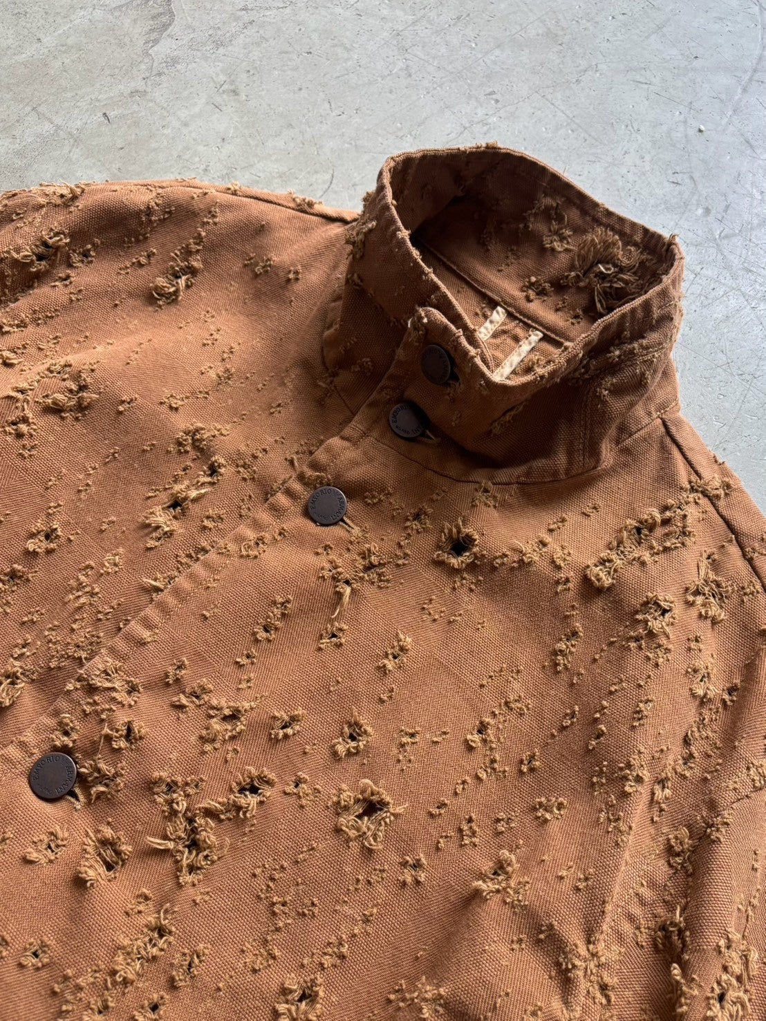 Emporio Armani Destroyed Denim Jacket