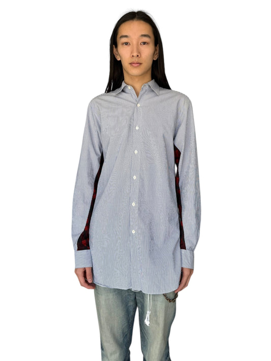 DRIES VAN NOTEN indigo shirt