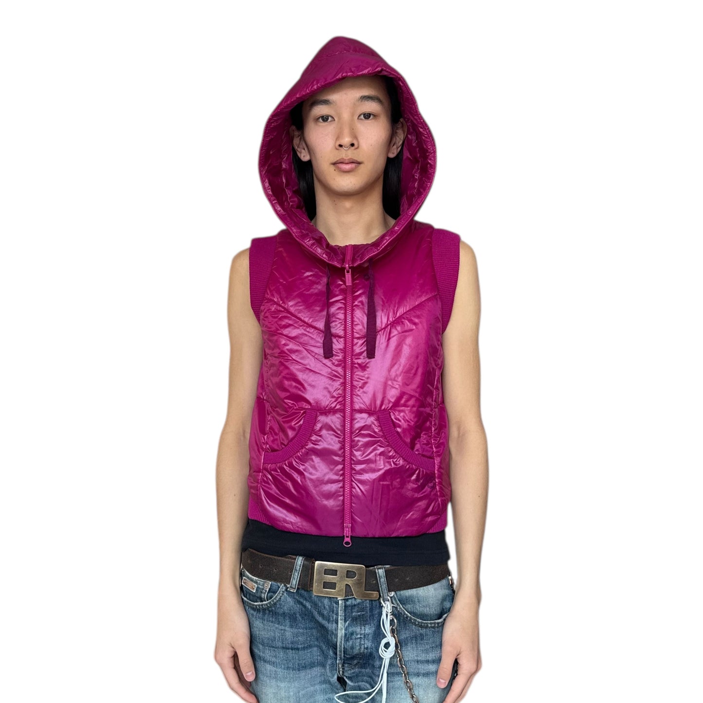 Y-3 Pink dowm vest