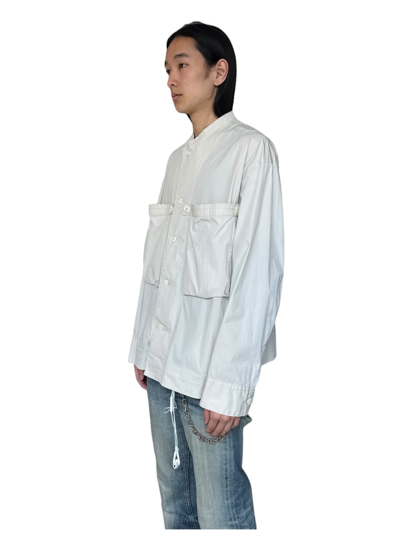 Takeshi Kosaka by Y's Pink Label Big Pocket Shirts Jacket 00's