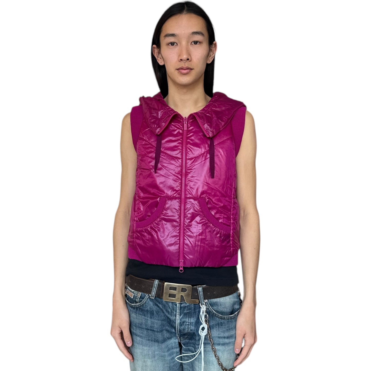 Y-3 Pink dowm vest