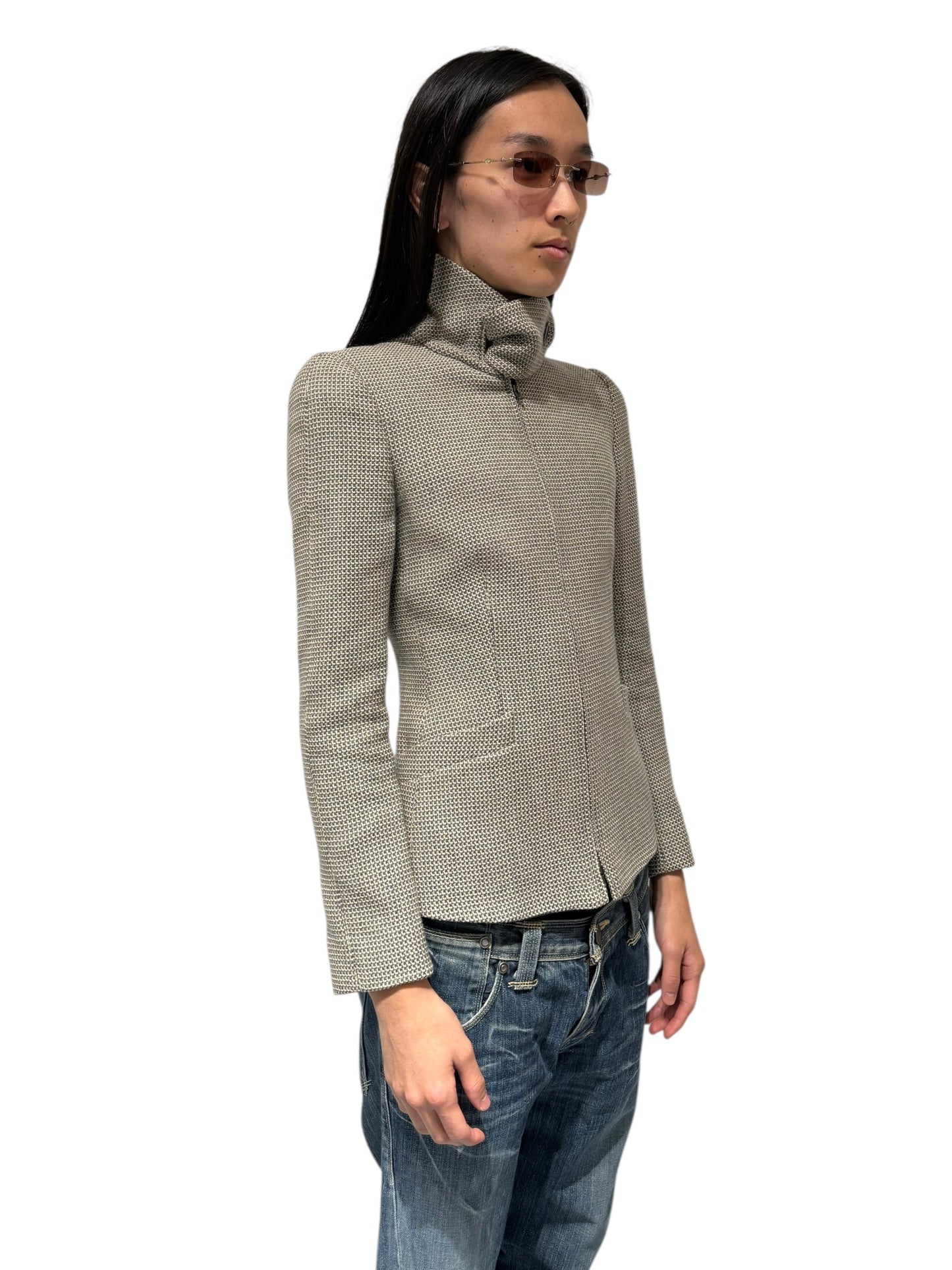 EMPORIO ARMANI High Neck Jacket