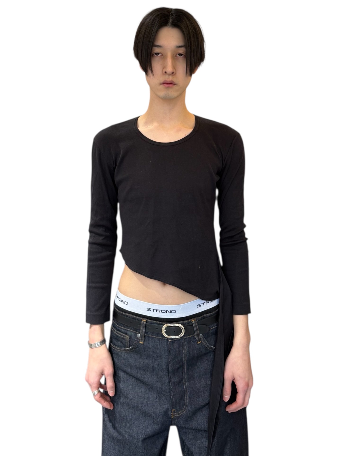 JIL SANDER bow-detail long sleeve tee