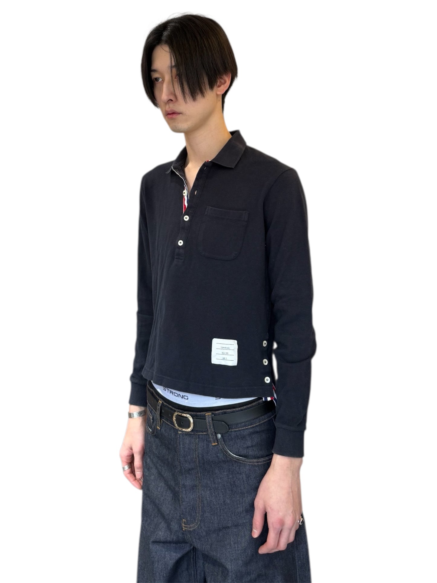THOM BROWNE. NEW YORK polo shirt