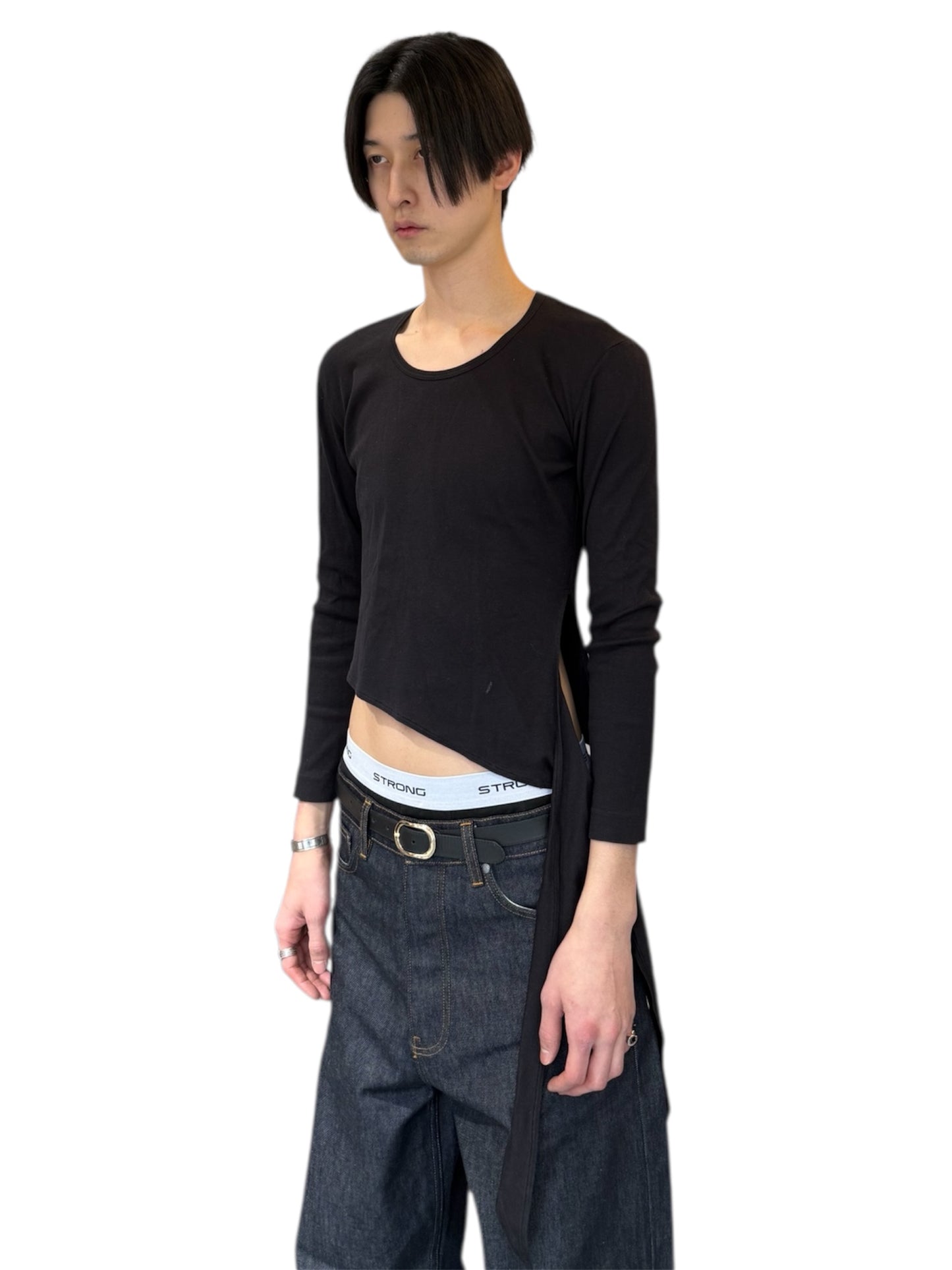 JIL SANDER bow-detail long sleeve tee