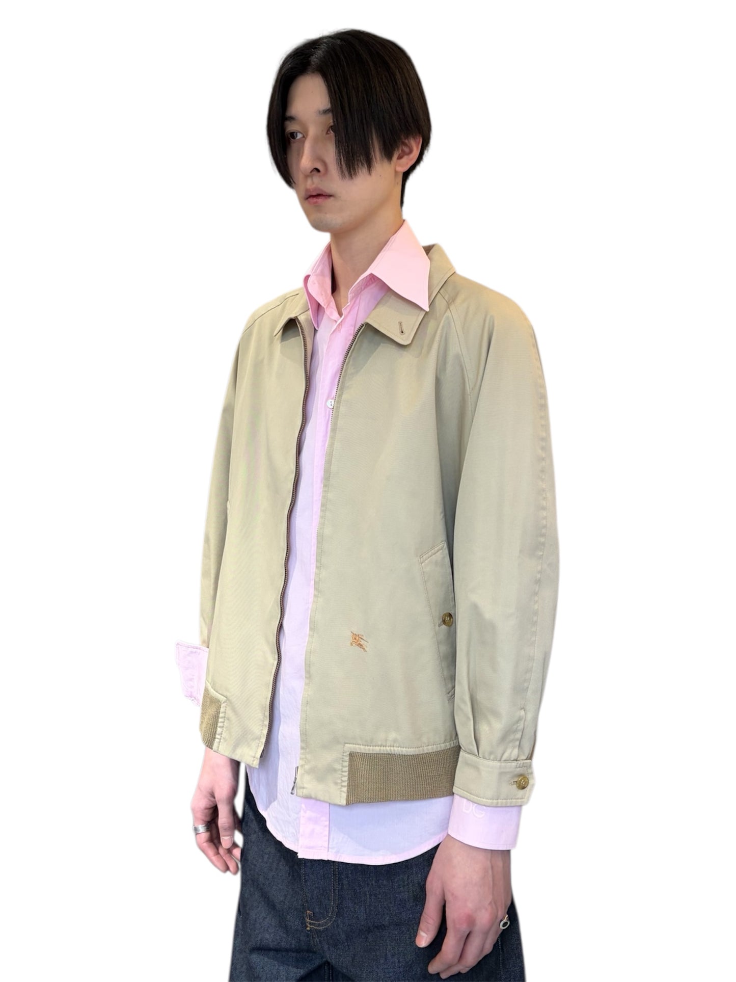 Burberry Vintage Harrington Jacket (Beige* Check)