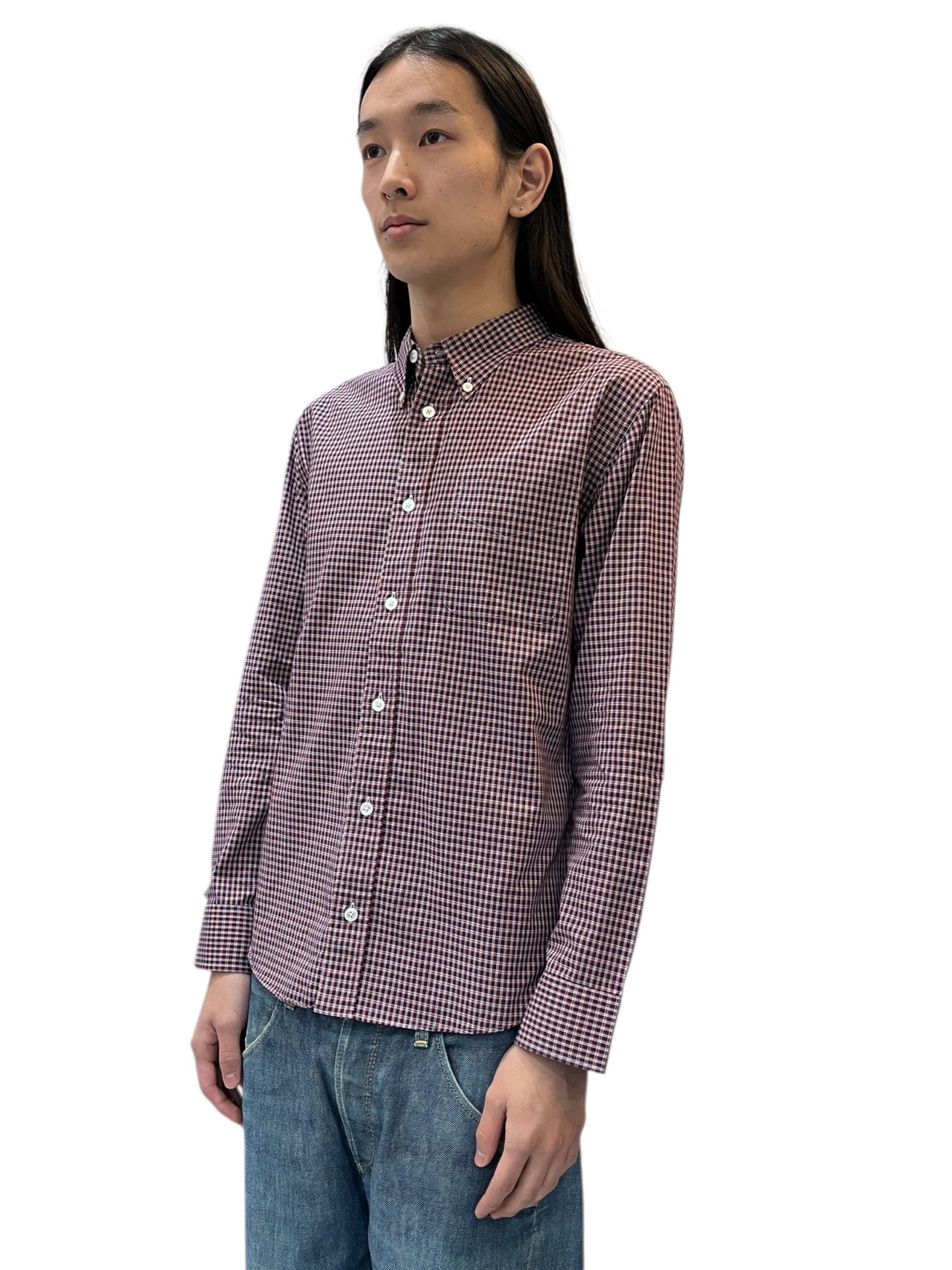 visvim checked shirt