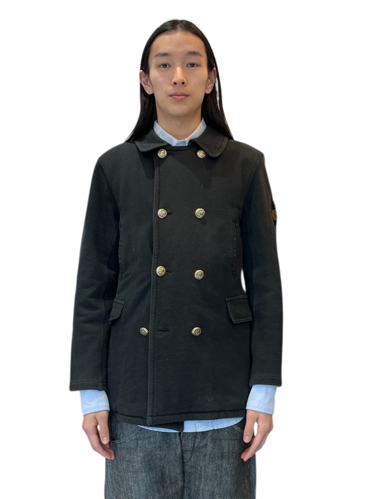 Polo Ralph Lauren Vintage Short Double-Breasted Wool Coat
