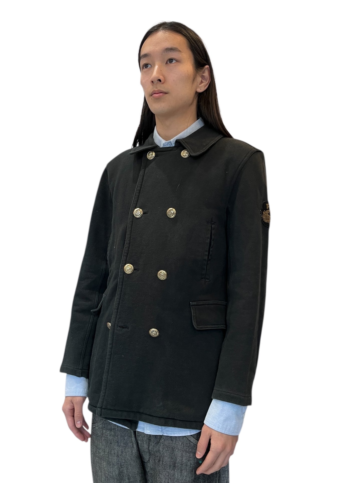 Polo Ralph Lauren Vintage Short Double-Breasted Wool Coat