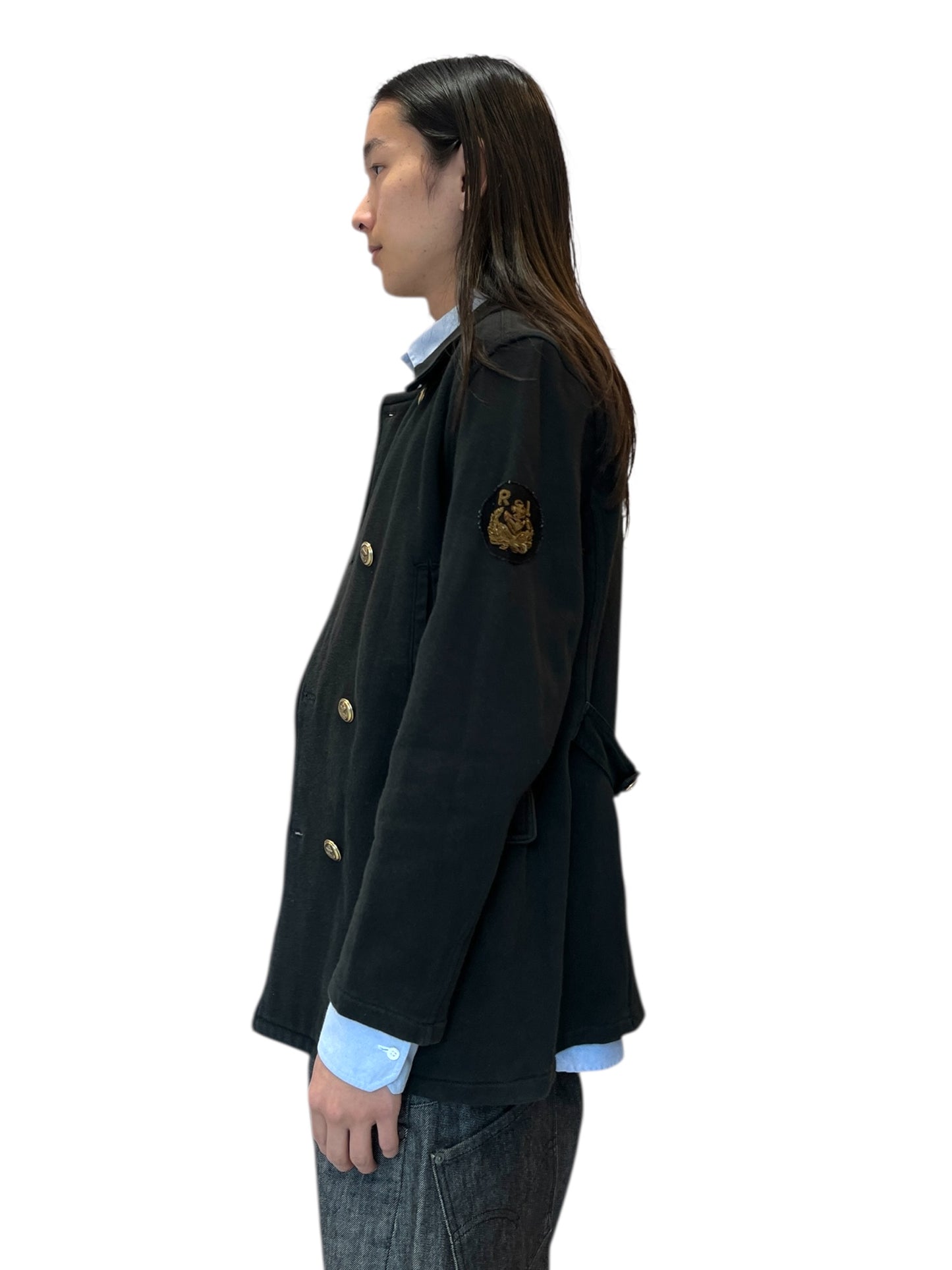Polo Ralph Lauren Vintage Short Double-Breasted Wool Coat