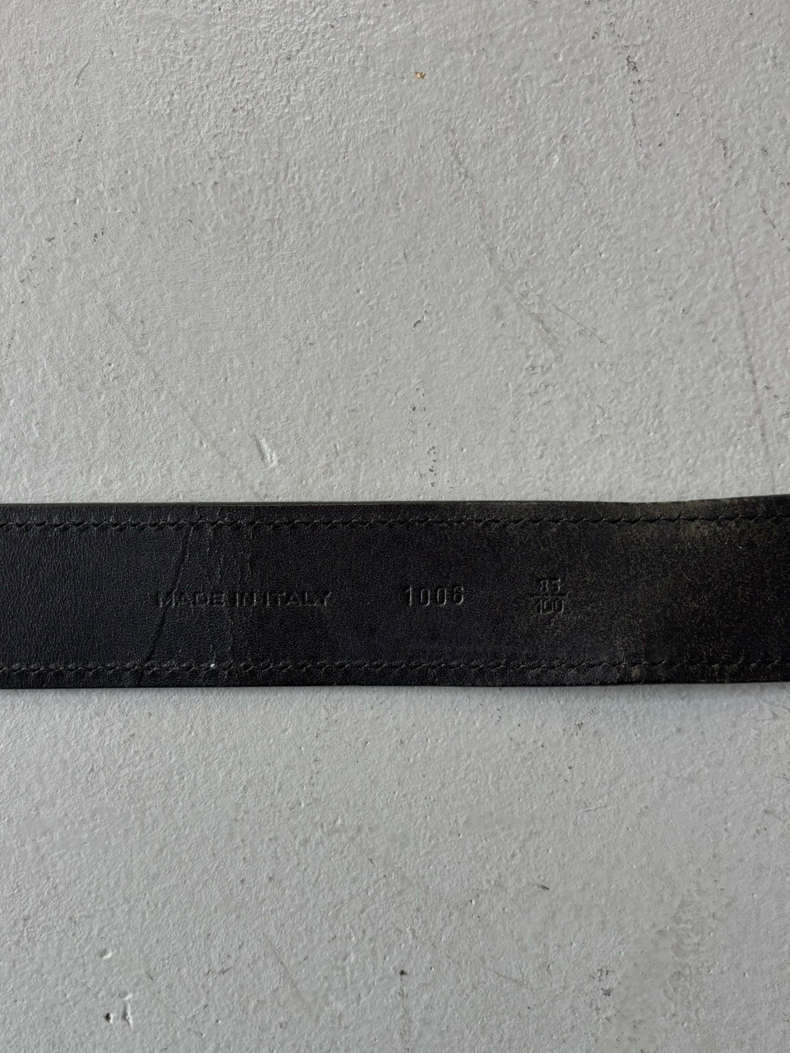 Dior Homme "D" Buckle Belt