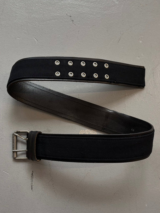 Dirk Bikkembergs 90s Double Hole Belt (Black)