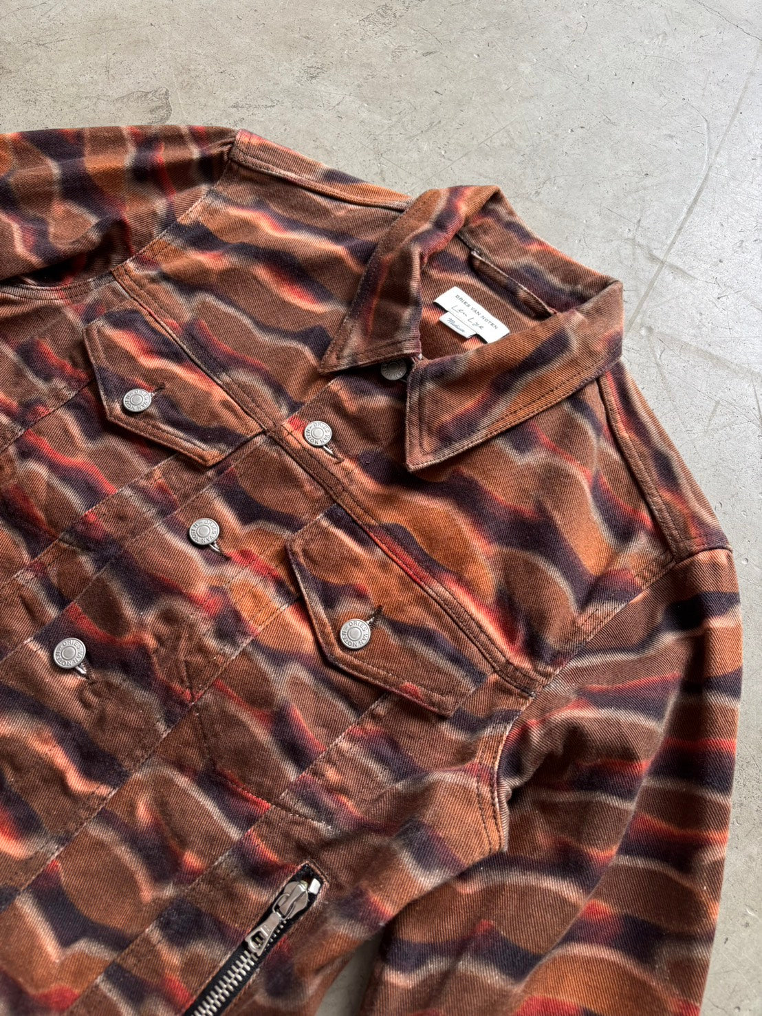 Dries Van Noten SS21 Len Lye Denim Jacket