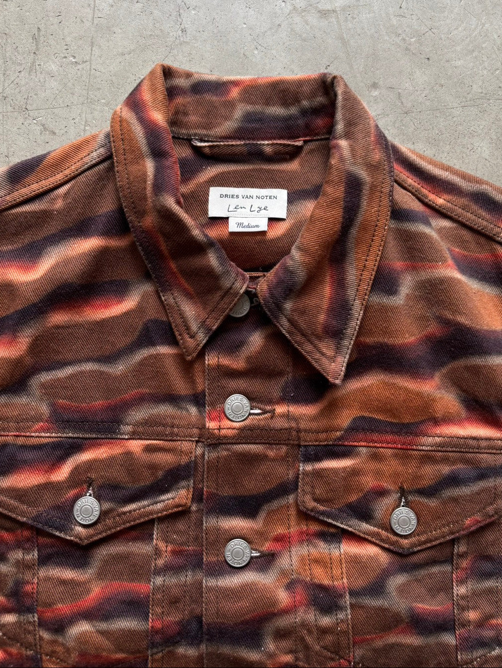 Dries Van Noten SS21 Len Lye Denim Jacket