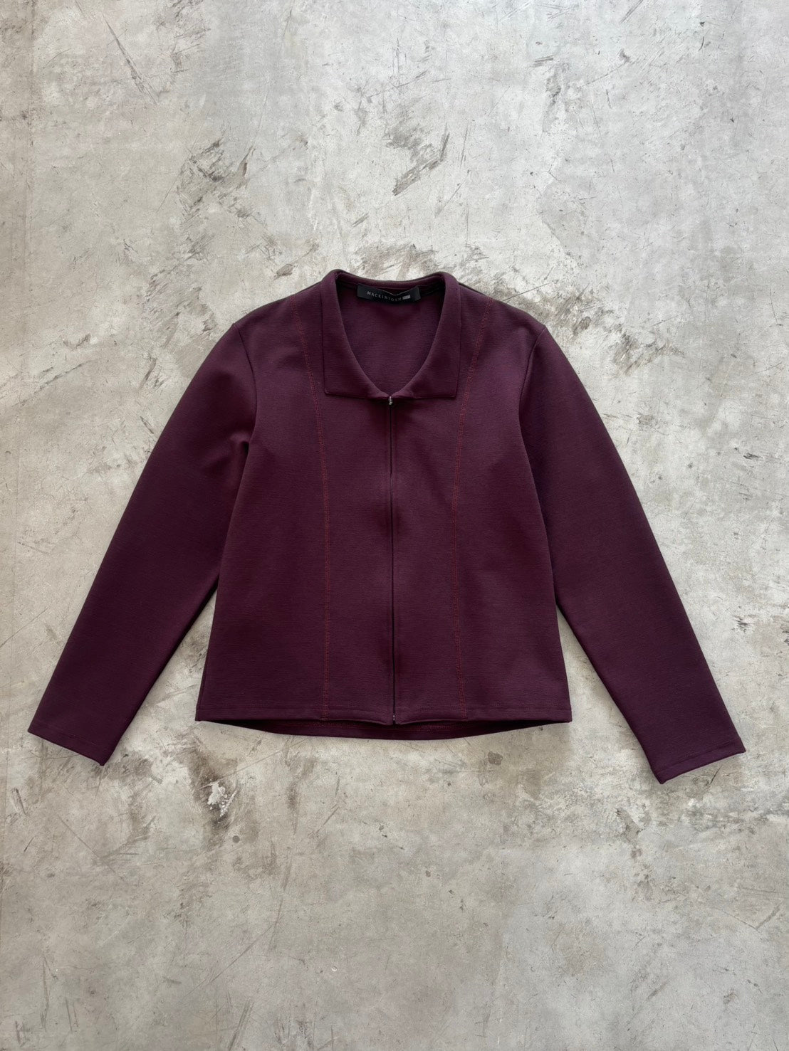 Mackintosh 0003 by Kiko Kostadinov Burgundy Jacket