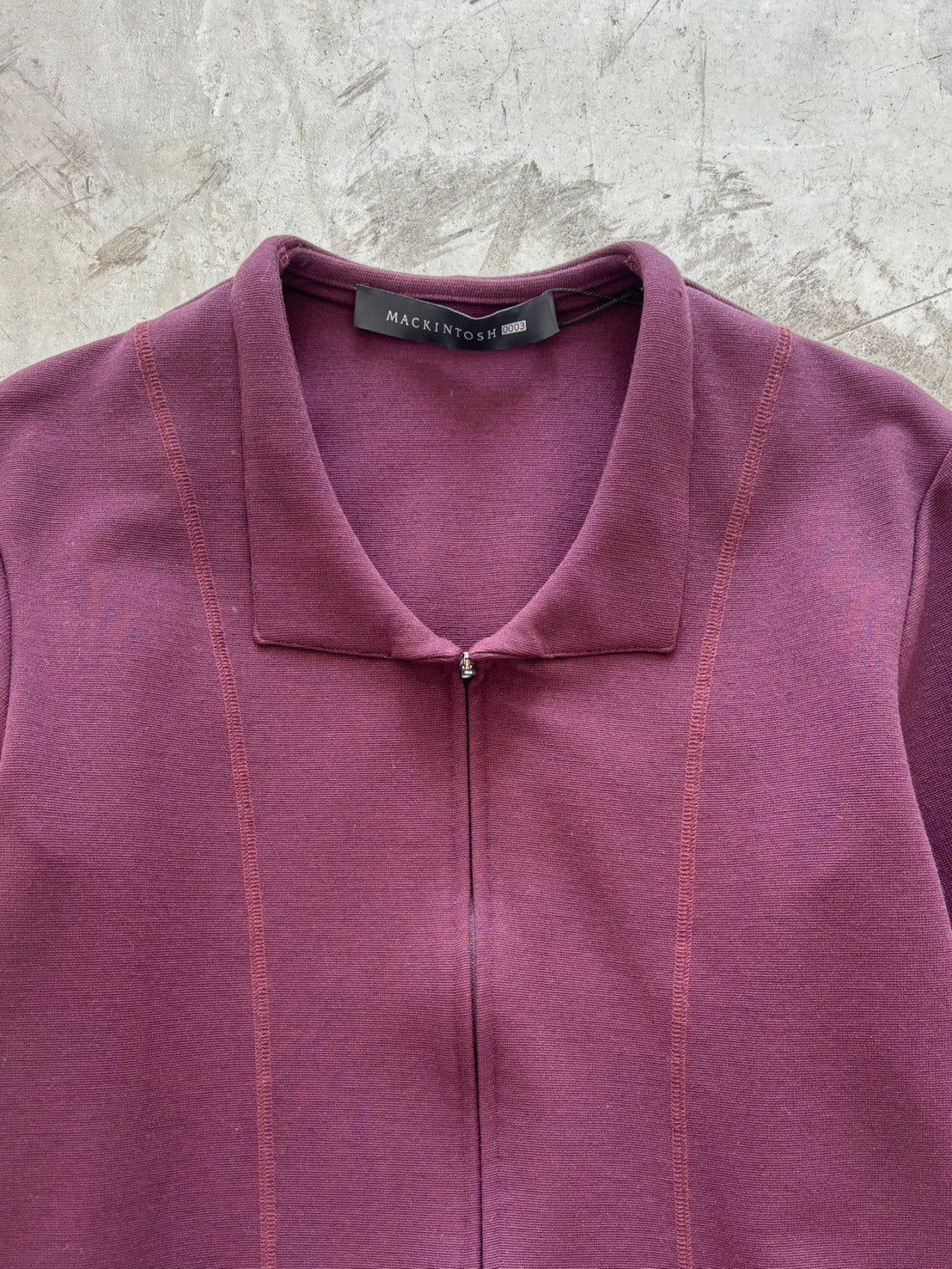 Mackintosh 0003 by Kiko Kostadinov Burgundy Jacket