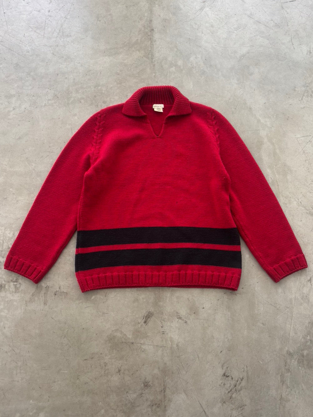 Dries Van Noten No.7 Wool Knit Sweater (Red)