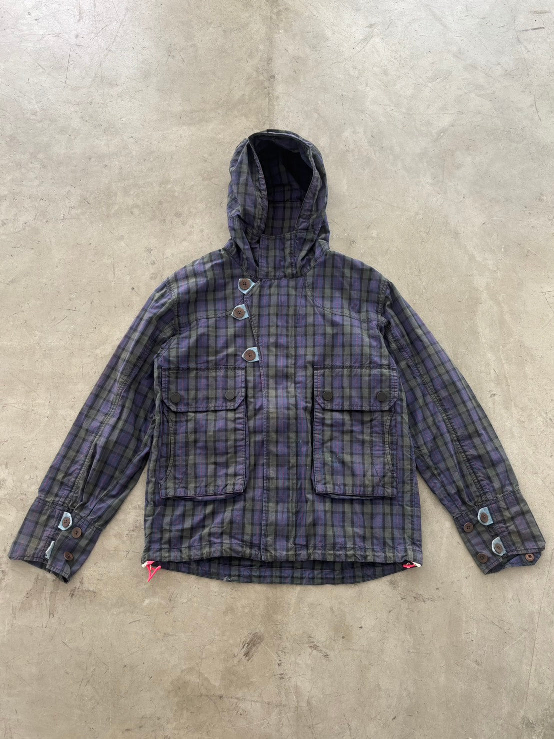 R. Newbold Hooded Jacket (Check)