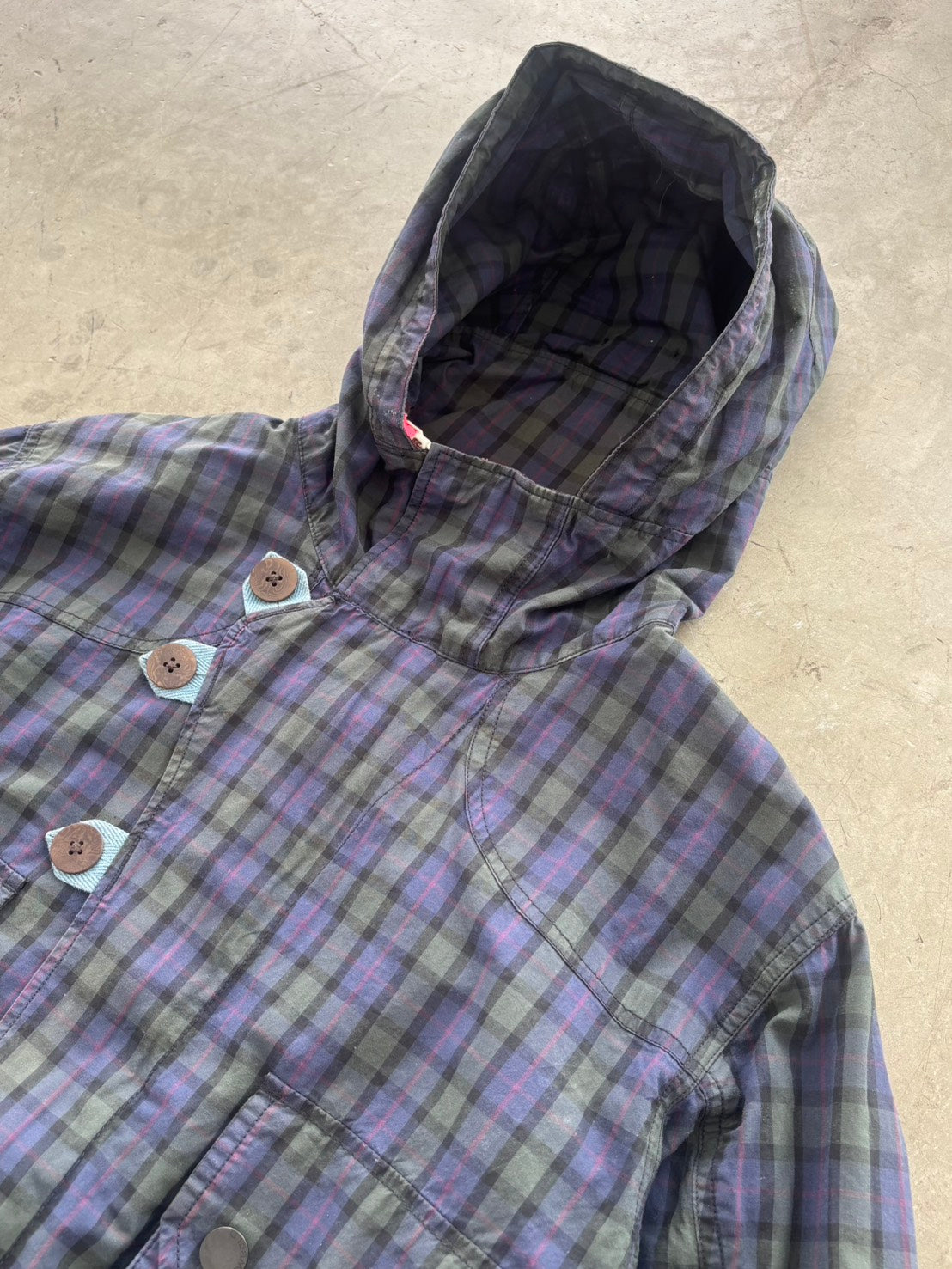 R. Newbold Hooded Jacket (Check)