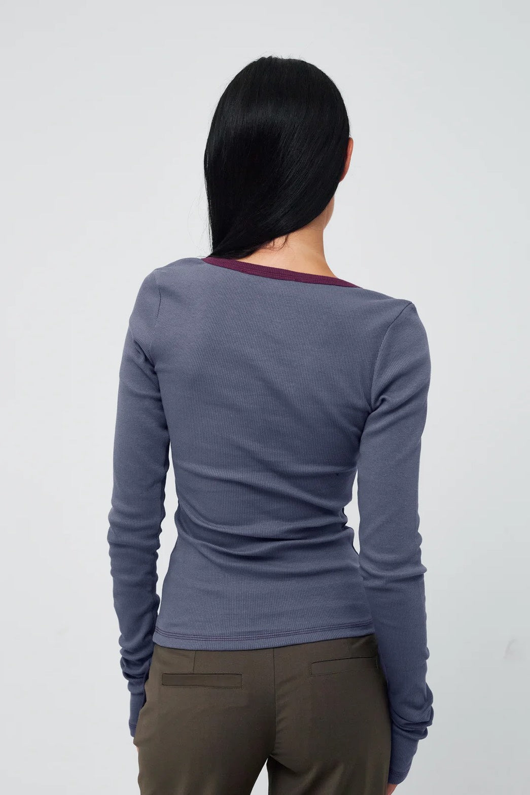 Lima Blouse Dusty Blue