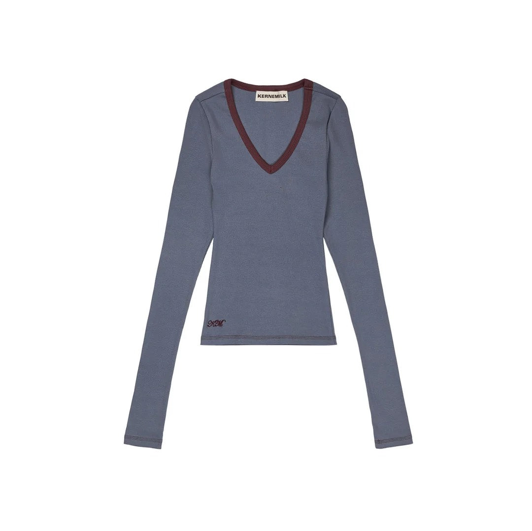 Lima Blouse Dusty Blue