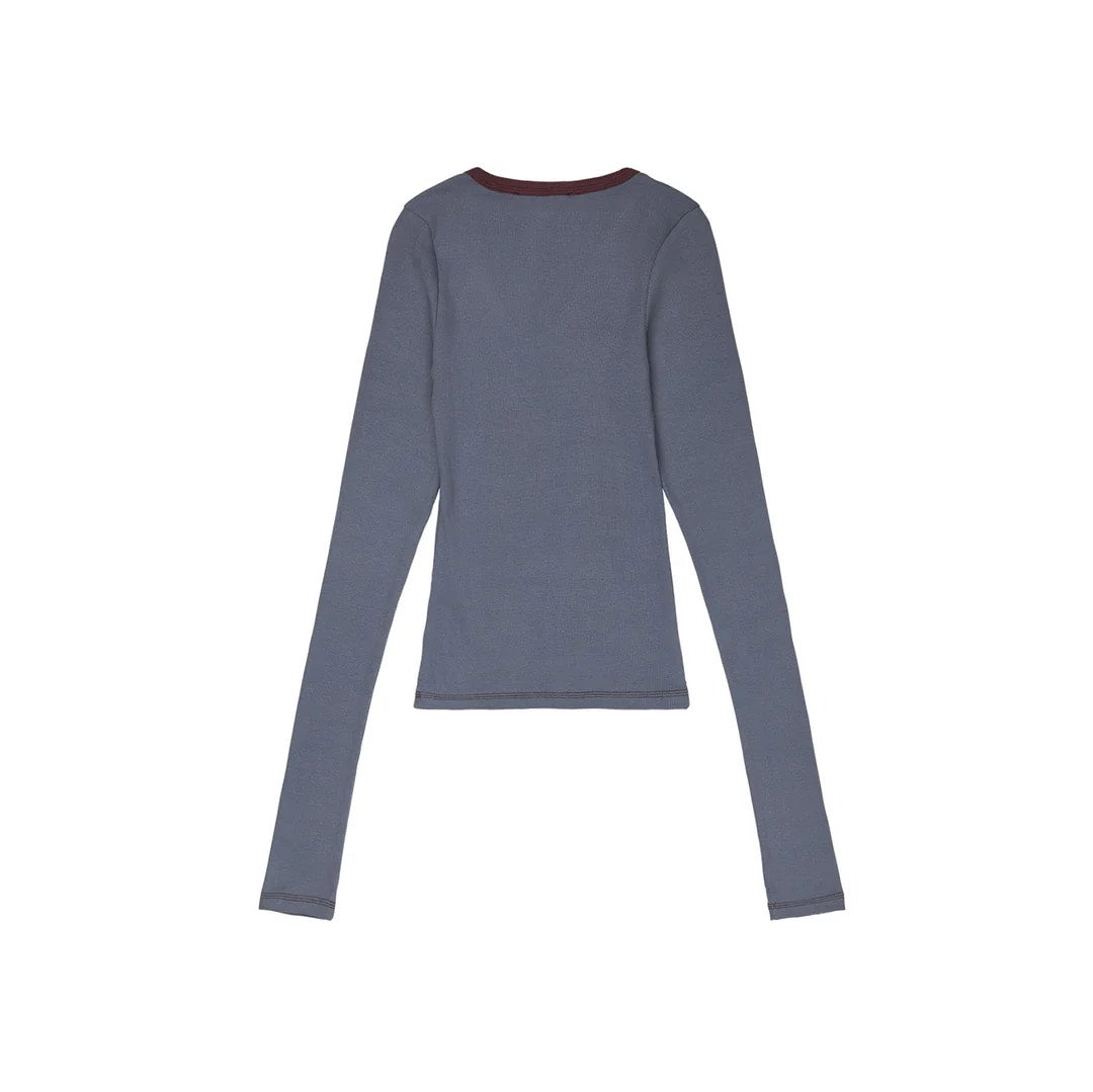Lima Blouse Dusty Blue
