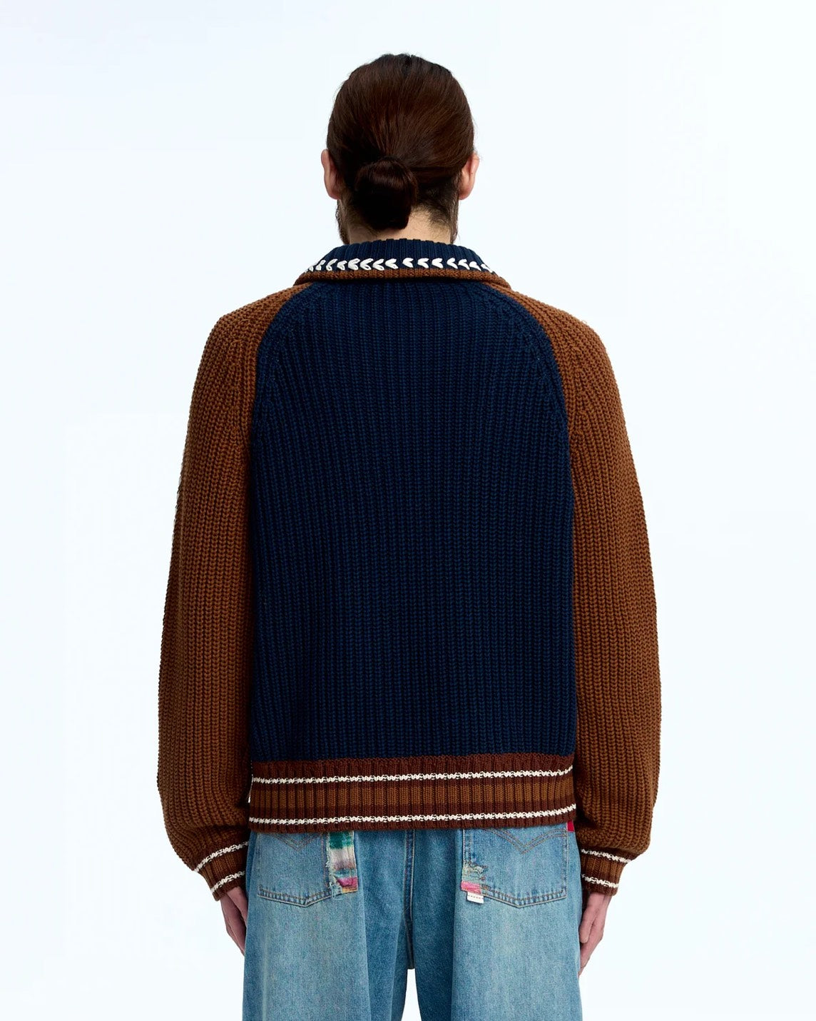 Knit Varsity Jacket
