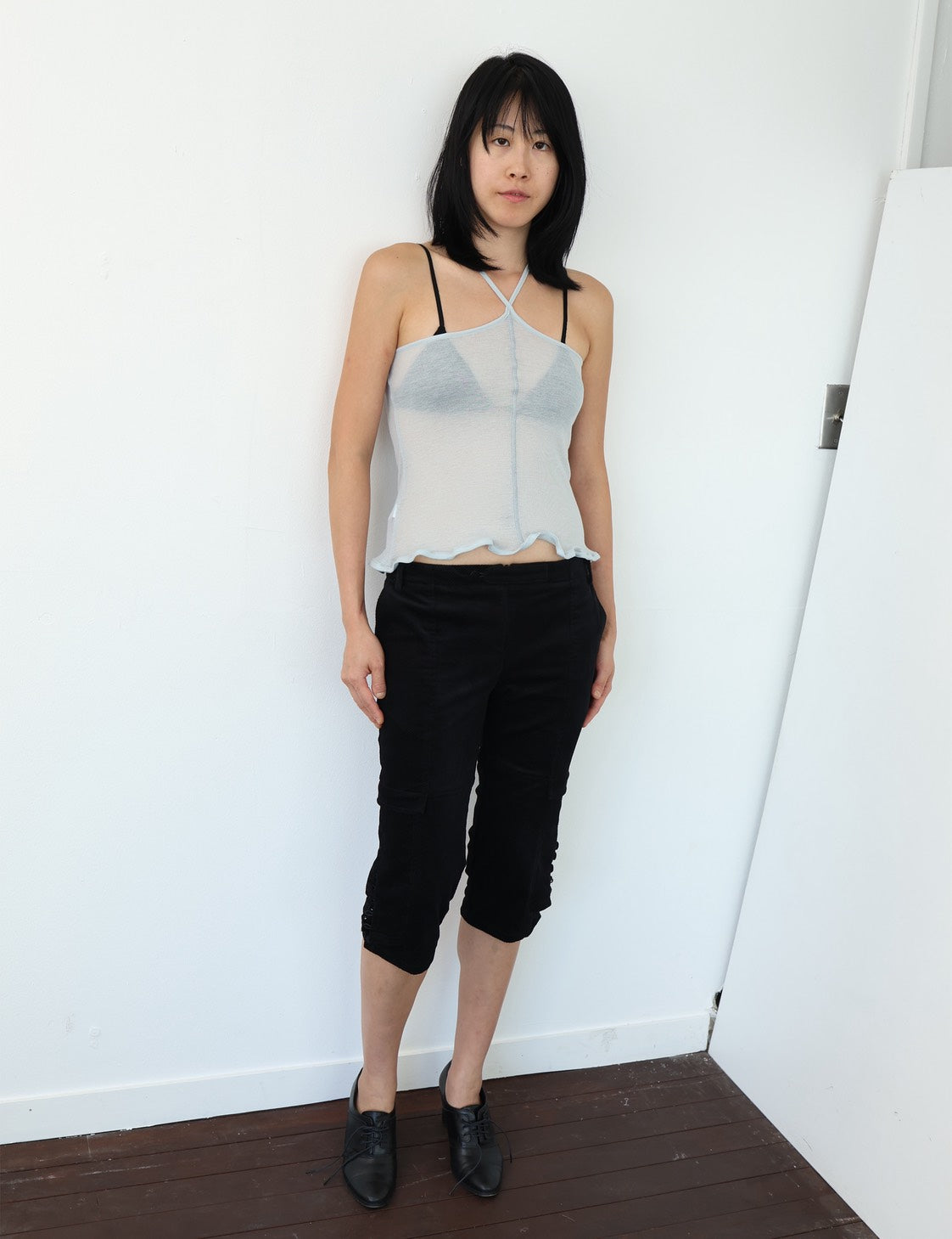 Double Layered Cropped Pants