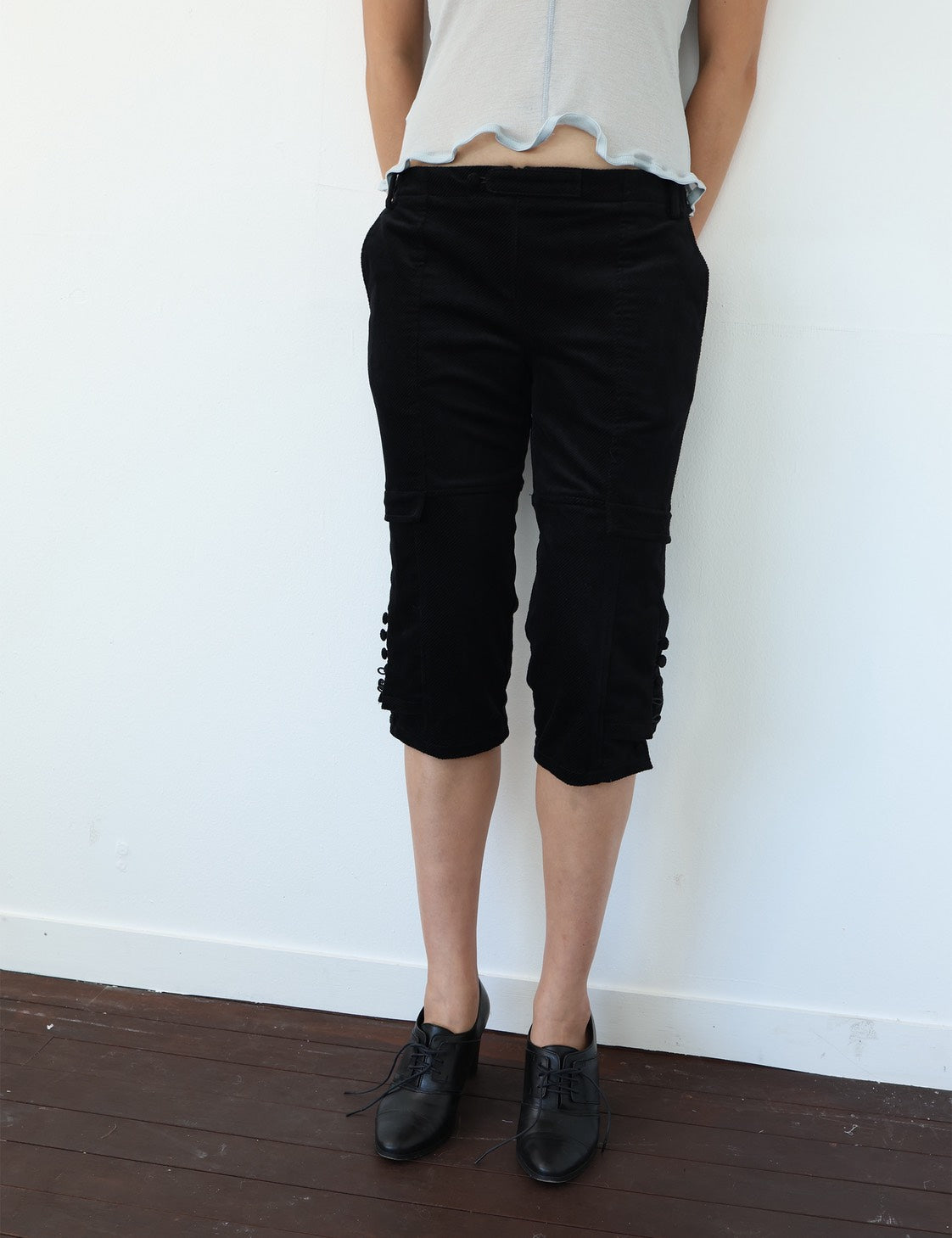 Double Layered Cropped Pants