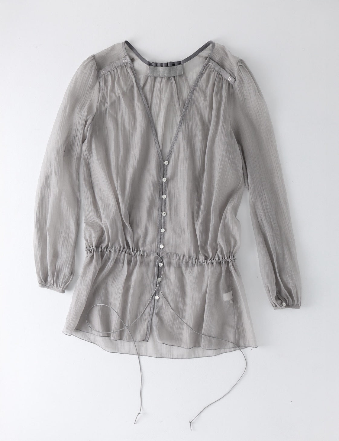 Curtain Buttoned Dress