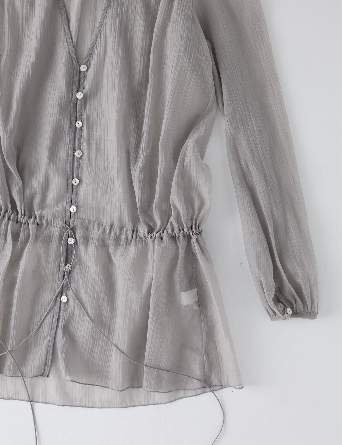 Curtain Buttoned Dress