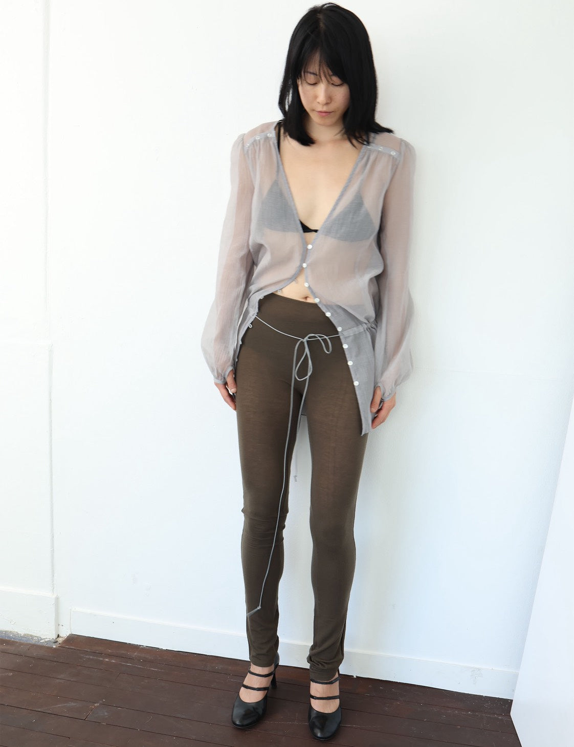 Curtain Buttoned Dress