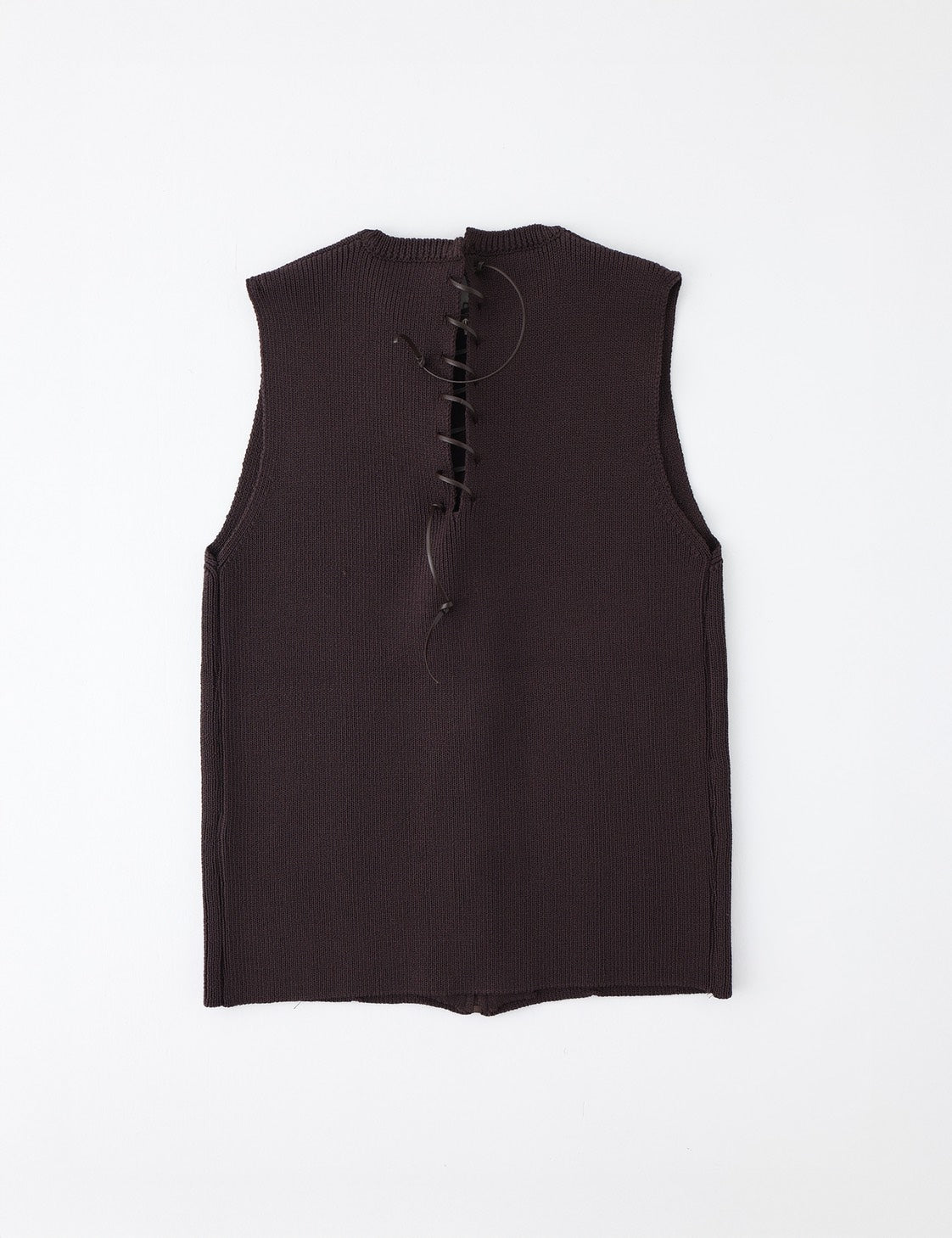 Back String Knit Vest