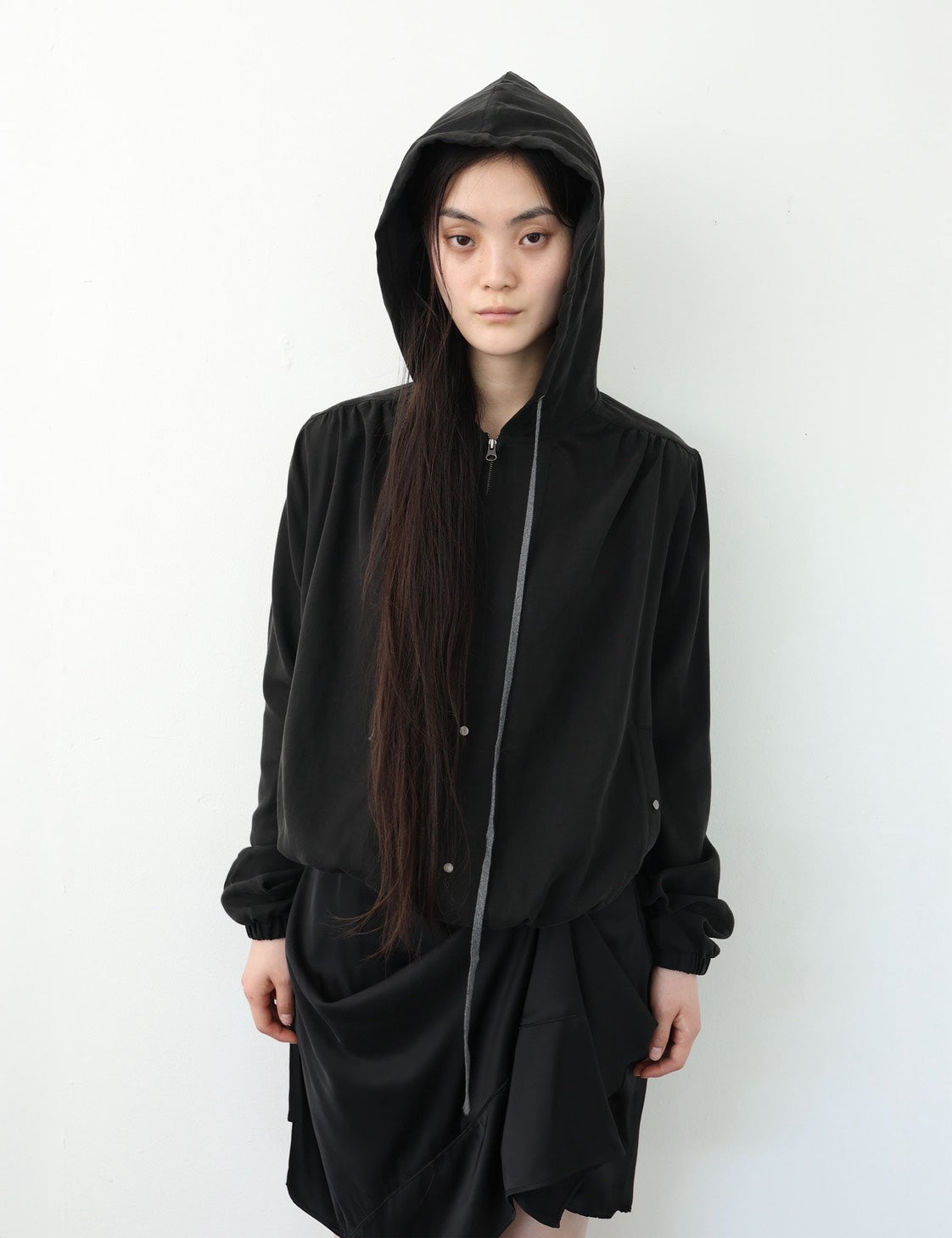 Placket Hooded Jacket
