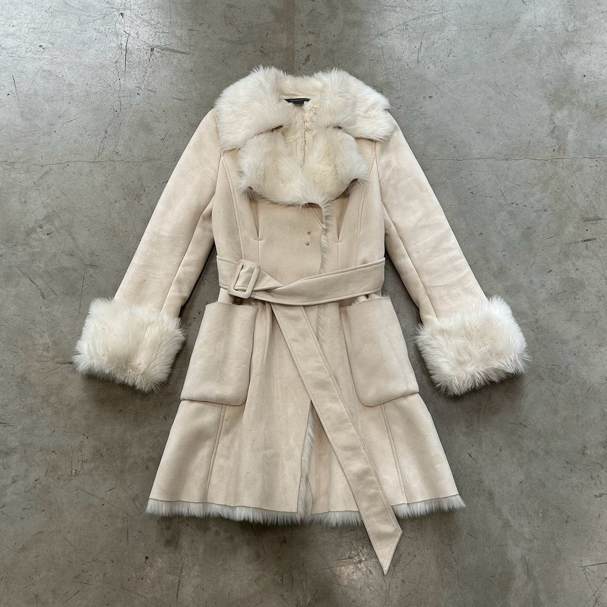 Armani Exchange Fur Coat