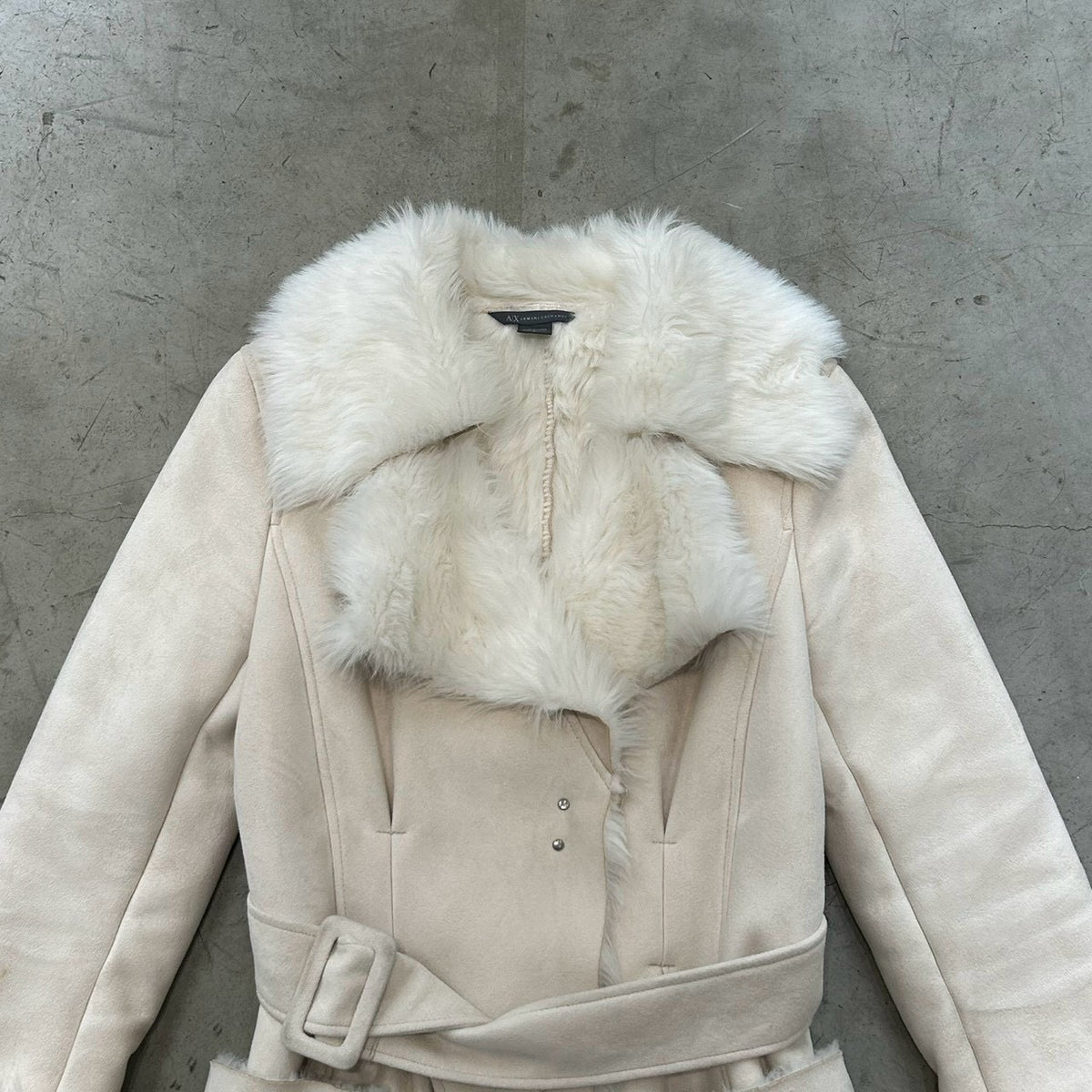 Armani Exchange Fur Coat