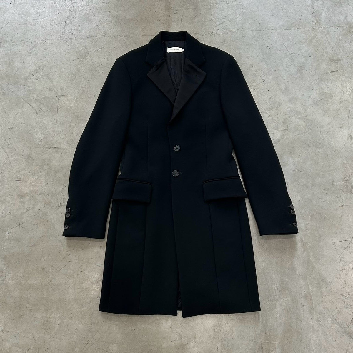 Wales Bonner SS18 Smoking Coat (Black, Made in Italy)