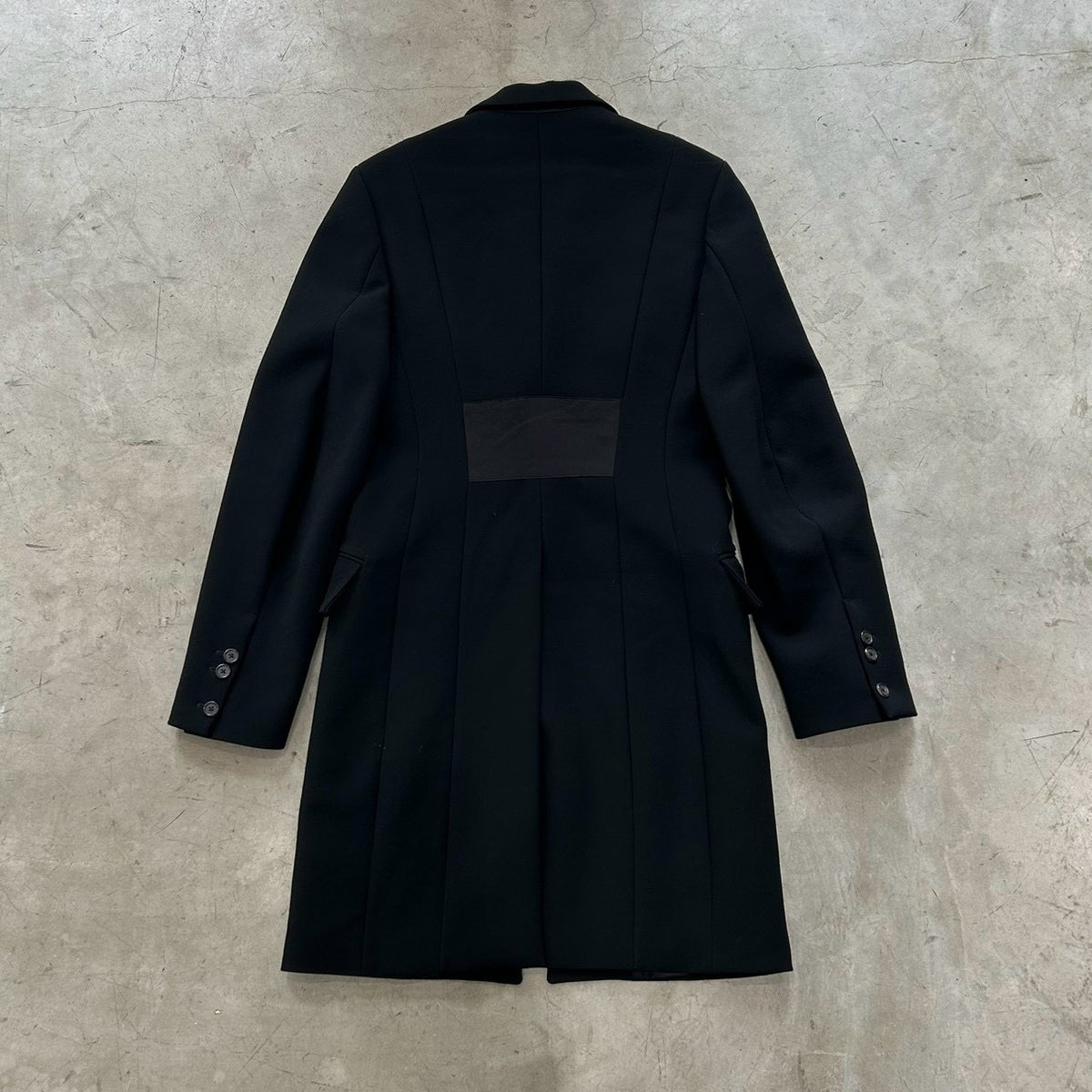Wales Bonner SS18 Smoking Coat (Black, Made in Italy)