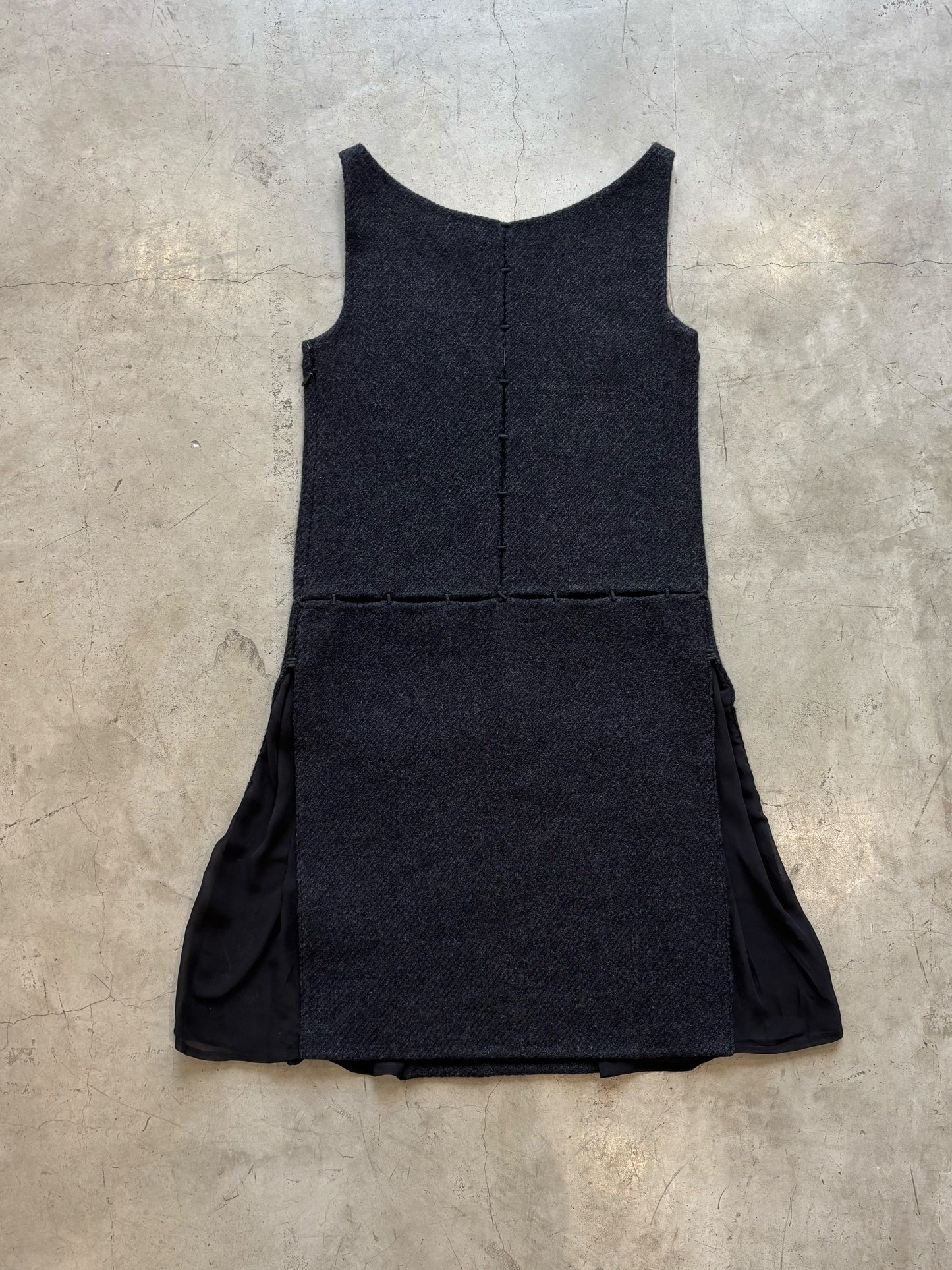 Prada Fall 1998 Wool Pannel Dress (velvetknife)
