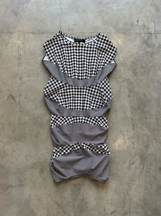 Junya Watanabe Spring 2010 Houndstooth Dress (velvetknife)