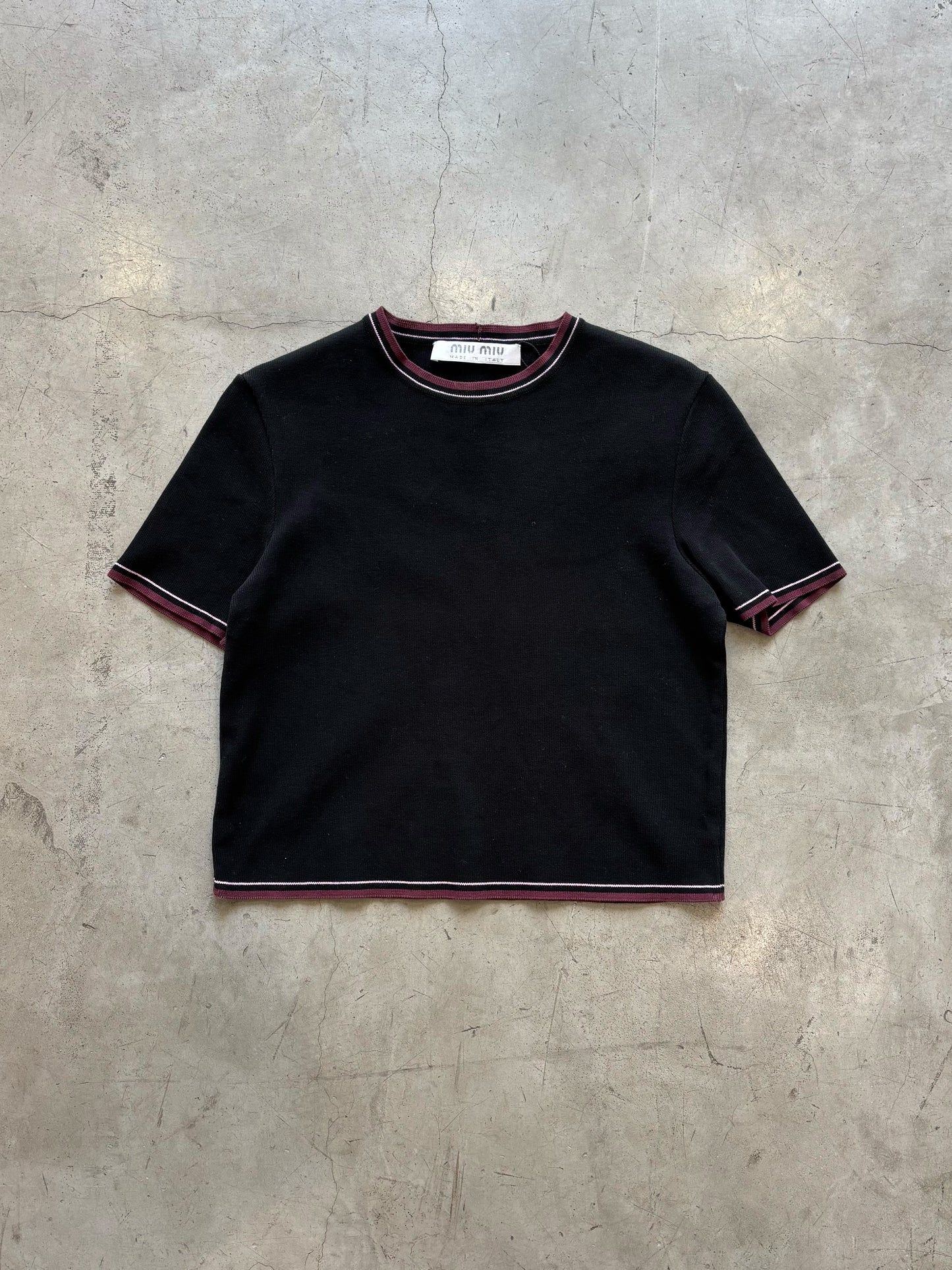 Miu Miu Spring 2000 Cotton Knit Top (velvetknife)