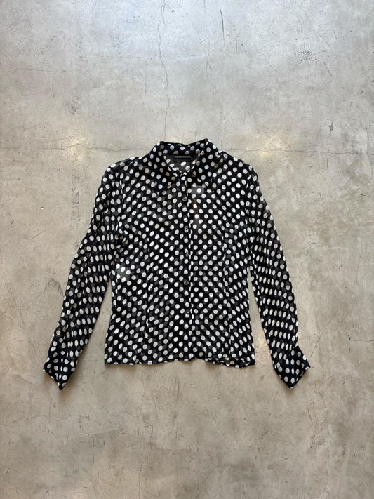 Emporio Armani  Spring 2006 polka dot shirt (runway) (velvetknife)
