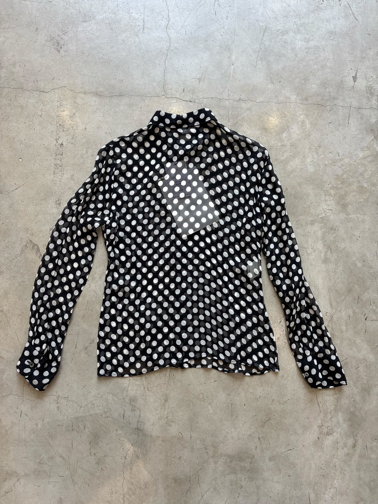 Emporio Armani  Spring 2006 polka dot shirt (runway) (velvetknife)