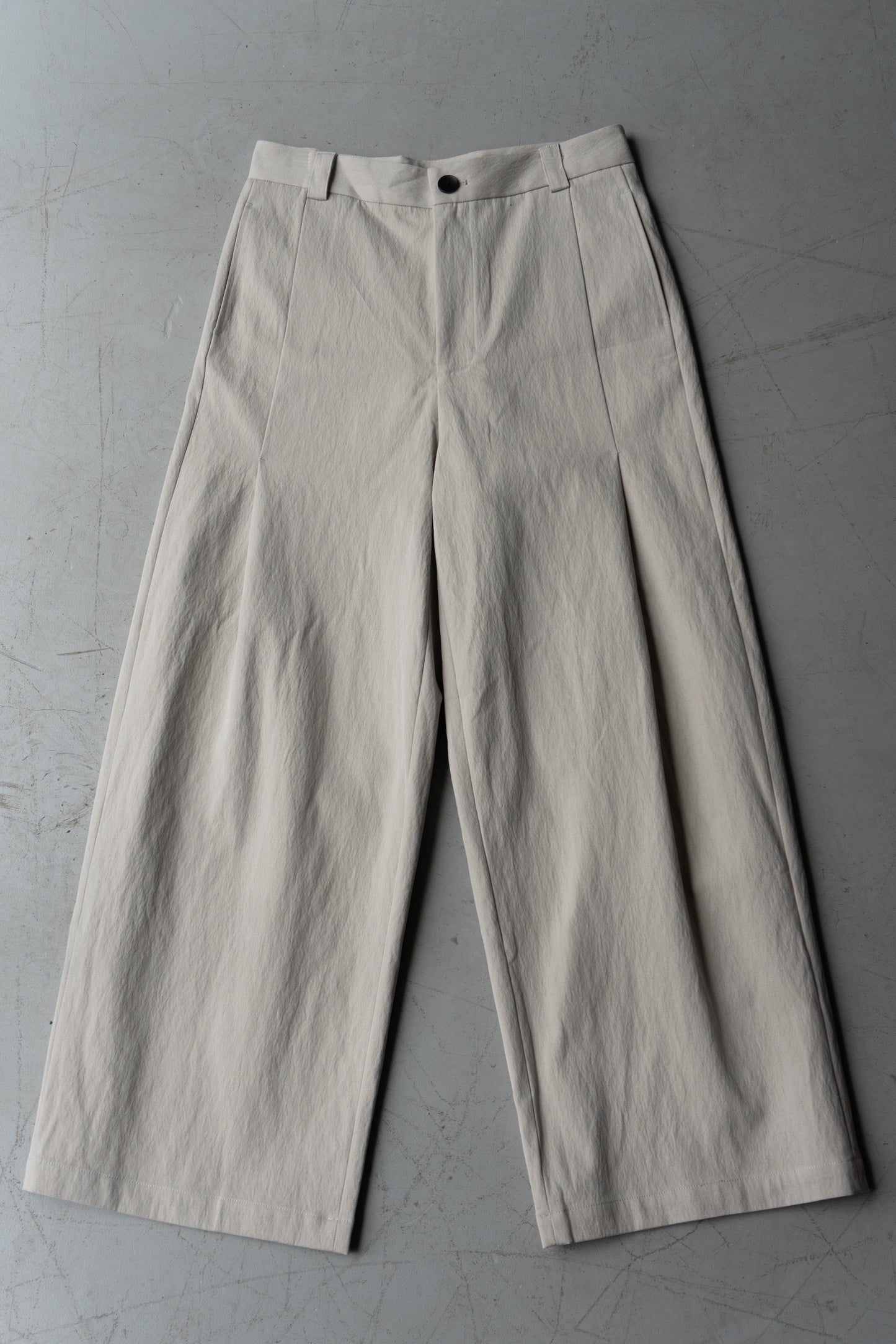 Double pleated pants
