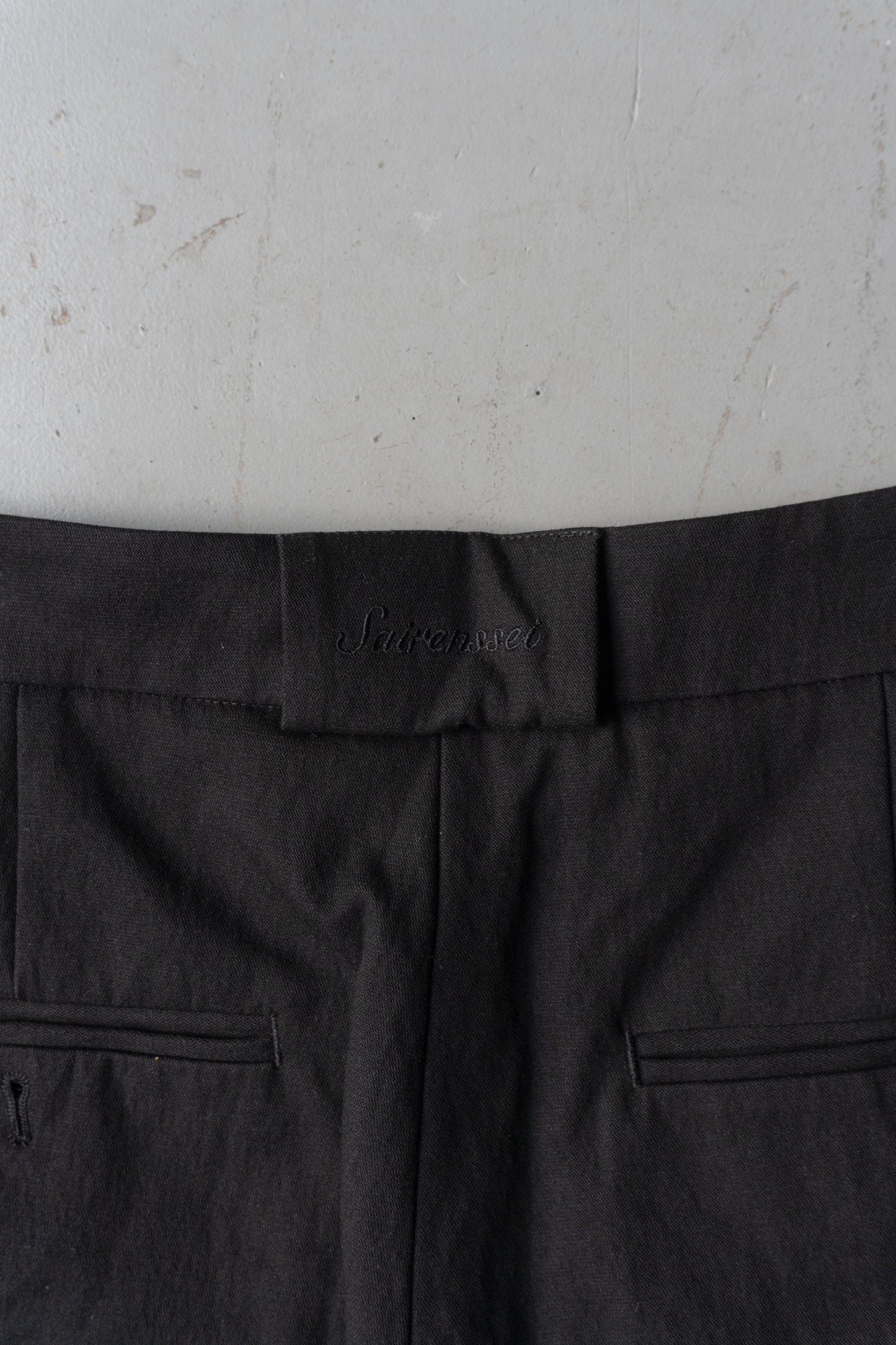 Double pleated pants