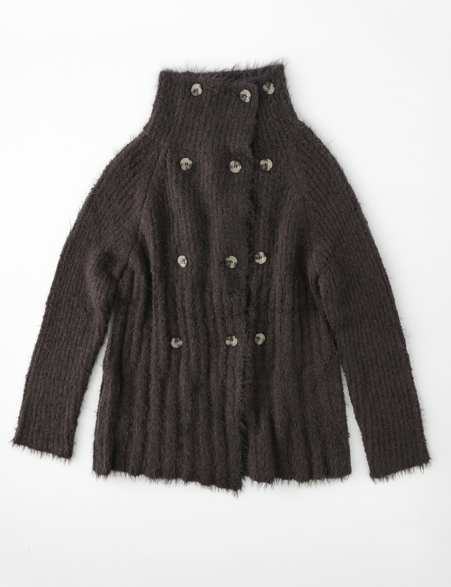 BUTTONED KNIT CARDIGAN