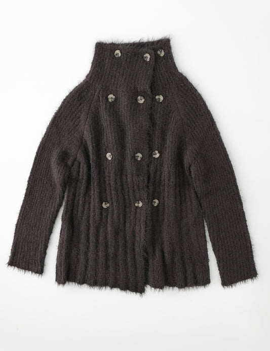 BUTTONED KNIT CARDIGAN